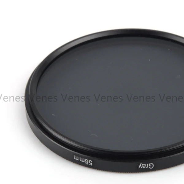 Venes 58 ミリメートルアクセサリー完全なフルカラーの特別なフィルターカメラレンズグレー