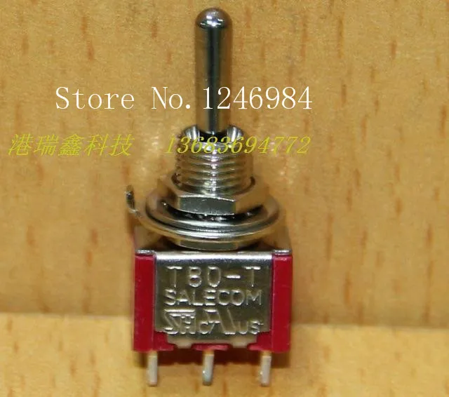 

[SA]T8014B single stalls single trigger reset M6.35 small toggle switch toggle switch T80-T Taiwan SH--50pcs/lot