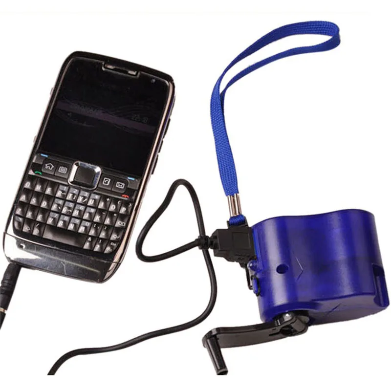 Charger USB Charging Emergency Hand Crank Power Dynamo Portable For Outdoor Mobile Phone 8899