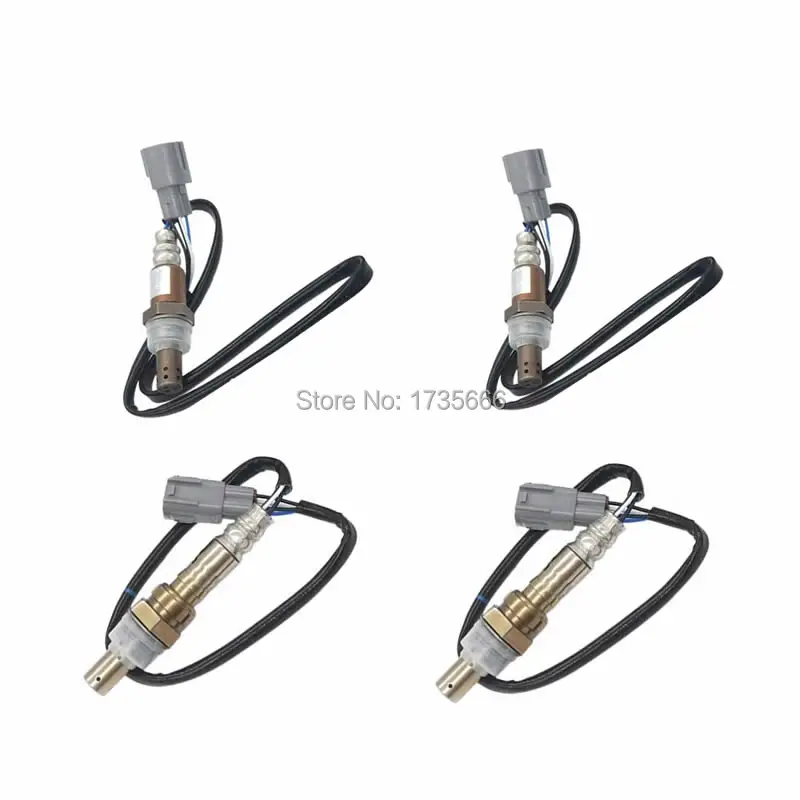 4PCS Air Fuel Ratio Oxygen Sensor 89467-42010 89467-42020 89465-420989465-42100 For Toyota RAV4 2.0L 2001 2002 2003