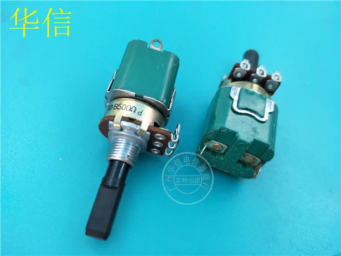 Original new 100% 137 TYPE pullout potentiometer TV5 U96S2 500OHM 500R handle long 20MMF (SWITCH)