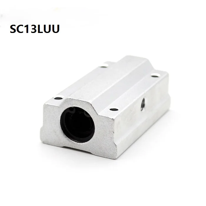 

50pcs/lot SC13LUU SCS13LUU long type linear case unit linear motion bearing blocks for 13mm linear shaft for CNC parts