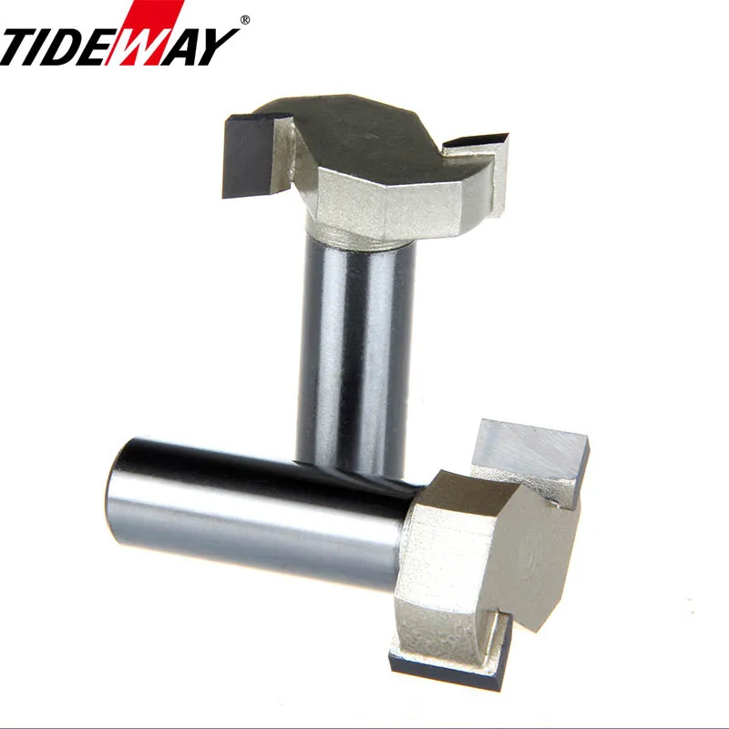 Tideway 1 pc 1/2 "Gambo T Tipo di Lavorazione Del Legno Punte del Router di Qualità Professionale Sbozzare Fresa Per Legno di Fresatura CNC strumento