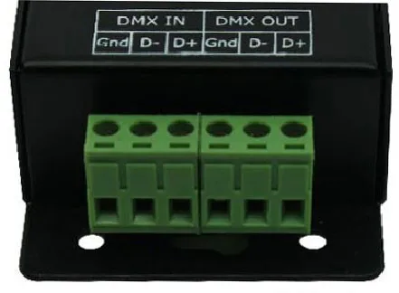 DS DMX512 - SPI Signalwandler RGB Pixel Lichtsteuerung 5-24VDC DIN-Schienen LED-Controller DMX-Decoder für RGB/RGBW Streifenbeleuchtung