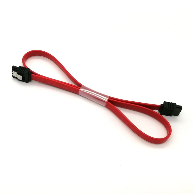 Angitu sata 7pinデータケーブル、シリアルhdd、ハードディスク、ロックラッチ付きストレートsata iii、180度、6gbit