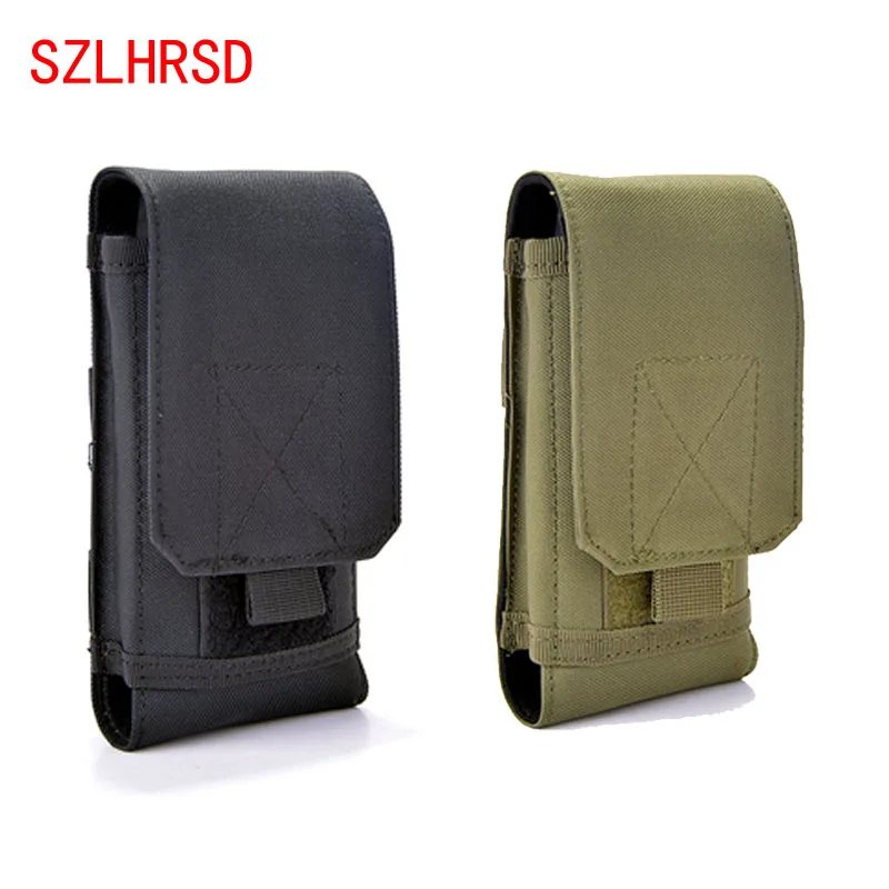 SZLHRSD Outdoor Phone Case For Samsung Galaxy S9 Plus s8 s7 Universal Military Tactical Holster Belt Bag Waist For AllCall Mix 2