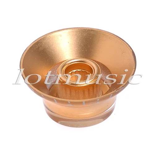 20p Gold Guitar Speed Control Knob For Gibson LP replacement Splift Shaft:6mm