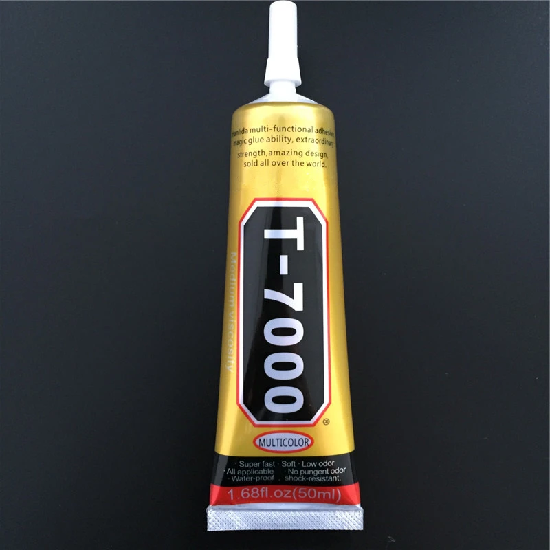 Bulaien 50ML T7000 Black Multipurpose Adhesive Repair Phone Screen Frame Sealant Mend Home Light Strip Electronics Super Glue