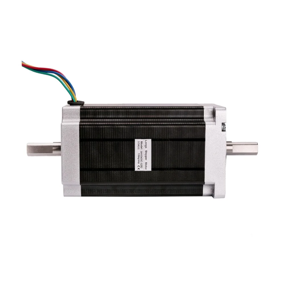 EU Free shipping[3~8days] Stepper Motor 3AXIS Nema34 1600 oz.in 3.5A Dual shaft &Driver DM860A 151mm 350w/60v CNC Kits