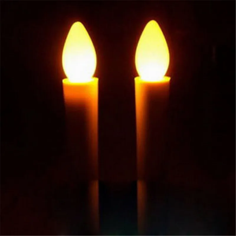 Electronic LED Candles Realistic Battery-Powered Flameless Candles Home Decoration Decorative Candle for Party Wedding Festival