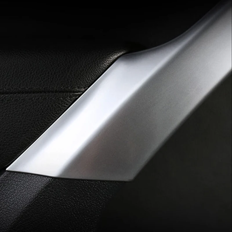 4pcs/set Fit for Tiguan 2012 2013 2014 2015 2016 ABS Chrome Matte trim inner door armrest decoration cover trim Styling