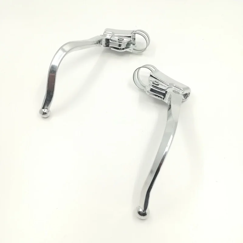 1 PAIR Bicycle Brake DC139 City Road Bicycle Bend Handlebar Brake Lever Retro Bike V Brake Handle Accessories Wholesale