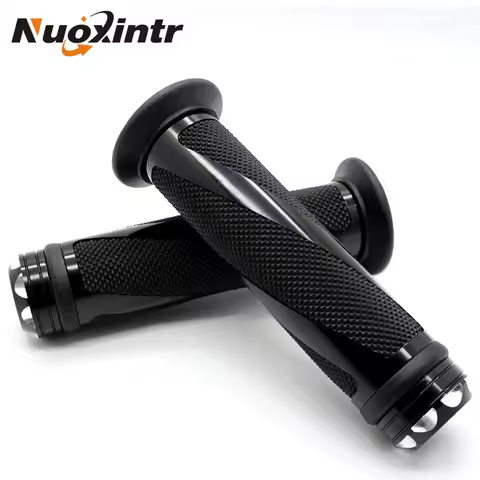 Nuoxintr Motorcycle Handlebar Grips 22MM Hand Grips For Honda CBR 600 900 1000 CB400 CRF Yamaha Suzuki Kawasaki Gsxr Bandit