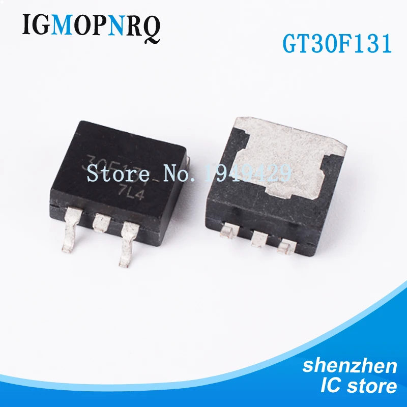 GT30F131 30F131 SOT-263 MOSFET, Transistor de efecto de campo Semiconductor de óxido de Metal, 10 unidades por lote, nuevo