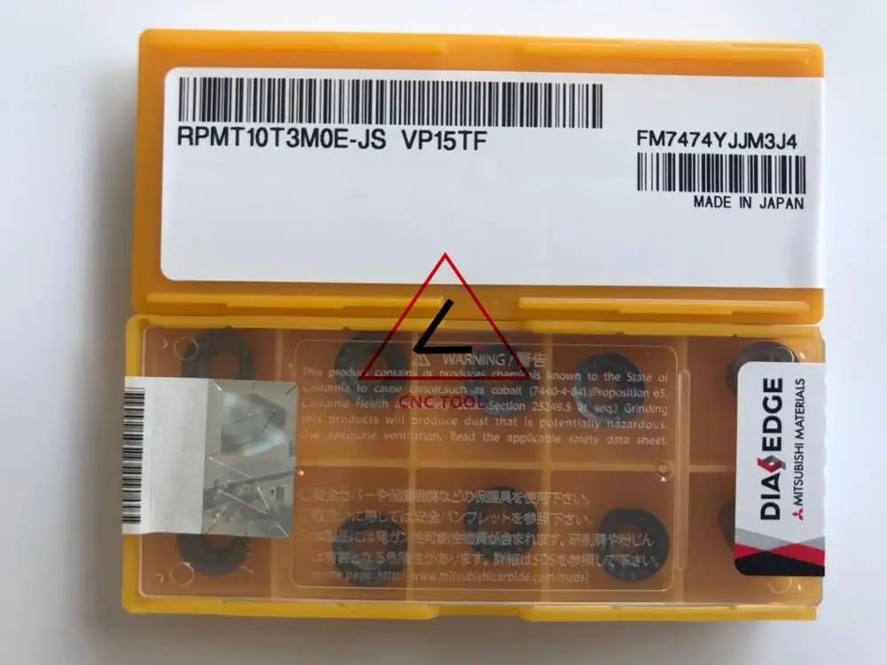 RPMT10T3MOE-JS VP15TF 10pcs original milling insert  DIAEDGE