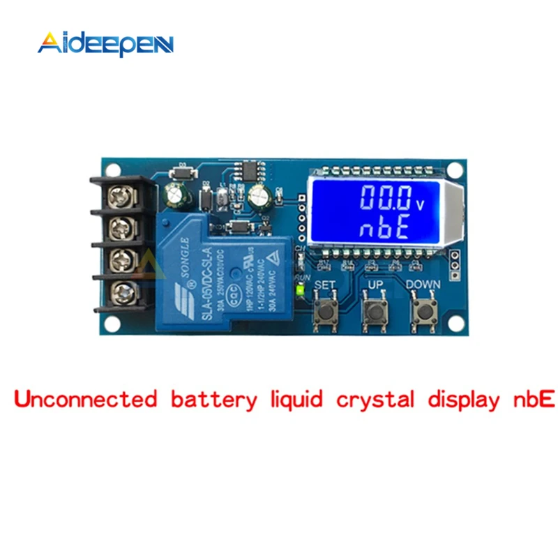 Imagem -03 - Módulo de Controle de Carregador de Bateria de Lítio Controle de Carregamento Automático Placa de Controlador de Proteção de Sobrecarga 20a 30a 660v