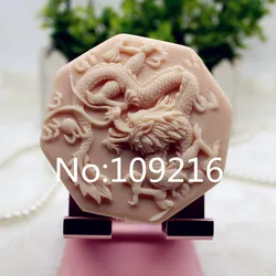 New Product!!1pcs The Chinese Zodiac Dragon (zx345) Food Grade Silicone Handmade Soap Mold Crafts DIY Mould