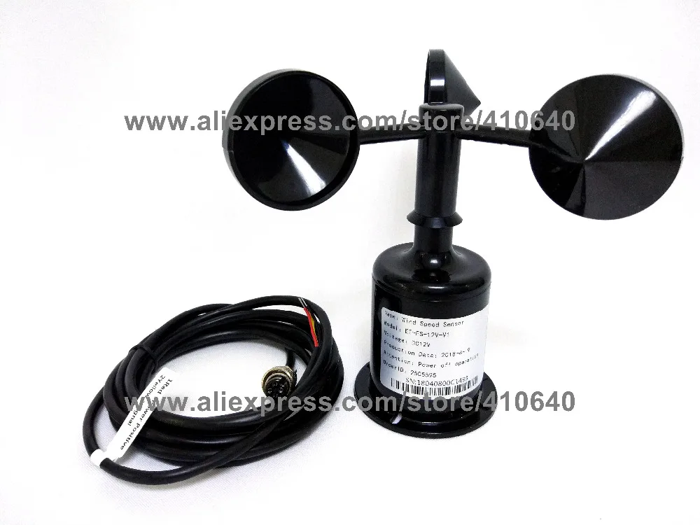 Wind Direction Sensor AND Wind Speed Sensor DC 12V Power Supply 1 to 5V Voltage Signal From Factory Directly 5 Sets Per Order