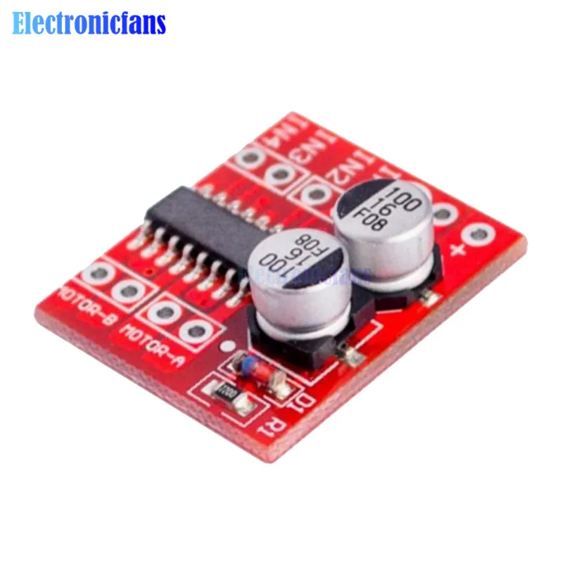 1.5A 2-Way MX1508 DC Motor Driver Module PWM Speed Dual H-Bridge Stepper L298N
