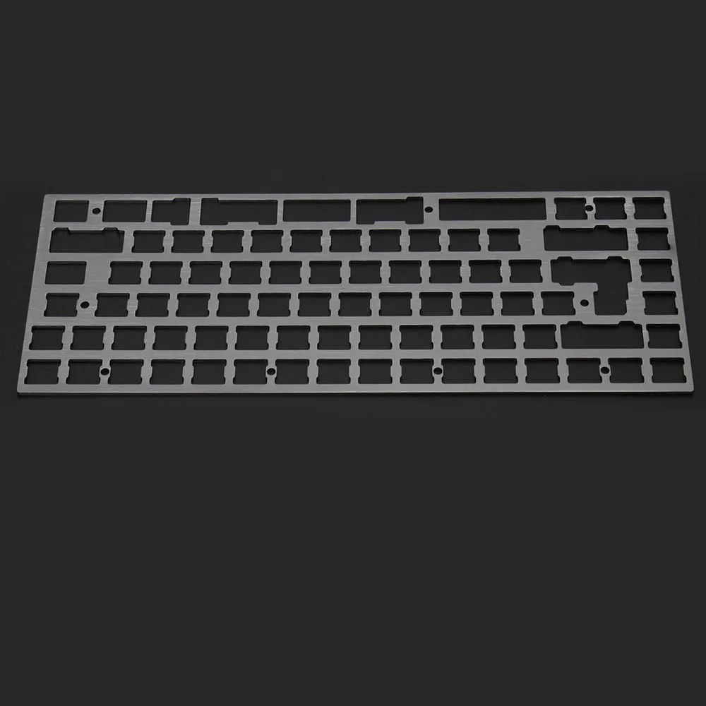 YMDK YMD75 Brush Finish Anodized Switch Top Removal Plate For YMD75 75% 84 Keyboard ANSI ISO Layout KBD75