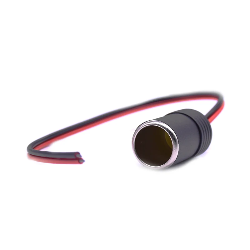 12v 18A Max.120W Female Car Cigarette Lighter Charger cable Female Socket Plug Connector Adapter Universal 1pcs