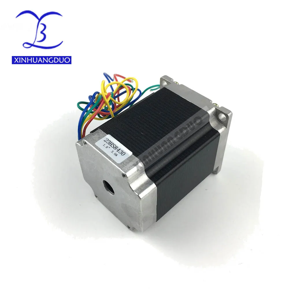 Nema 23 Stepper Motor  2 phase 4-Leads 270 Oz-in/180Ncm 76mm CNC 3D Printer 23HS8430 1.8deg XINHUANGDUO