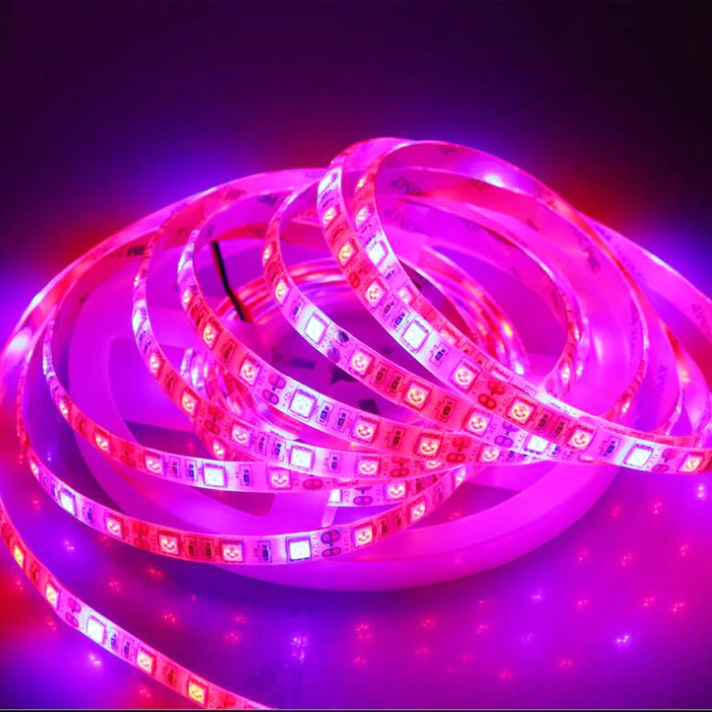 5V USB LED Grow Light Full Spectrum LED Strip Light waterproof 5050 60led Chip Phyto Lamps For flower Greenhouse Plant Grow