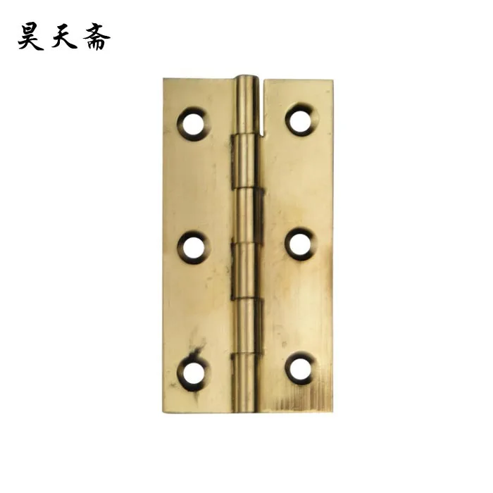 

[Haotian vegetarian] copper hinge (hinge) Chinese antique coincide page HTF-149 Large thicker section