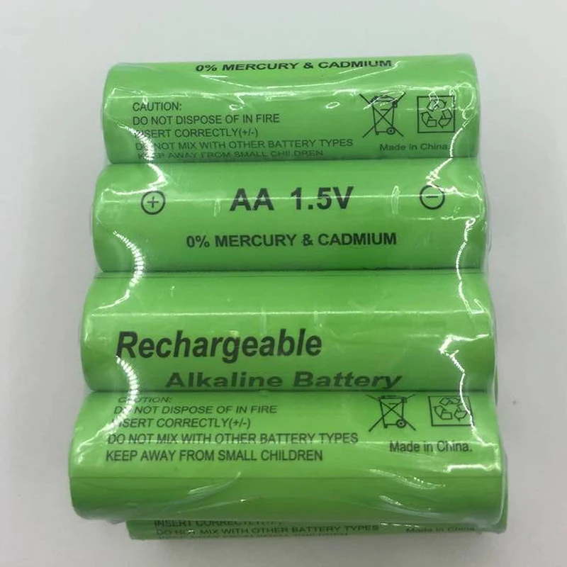 4PCS/lot 1.5V 3000mah AA Battery alkaline Rechargeable Battery 2100mah 1.5V AAA Battery for Flashlight rechargeable Battery