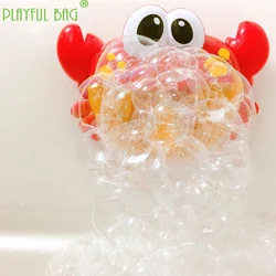 Crab bubble bathroom toys music foaming machine make children are no longer fed up with bathing bath time more interesting E01