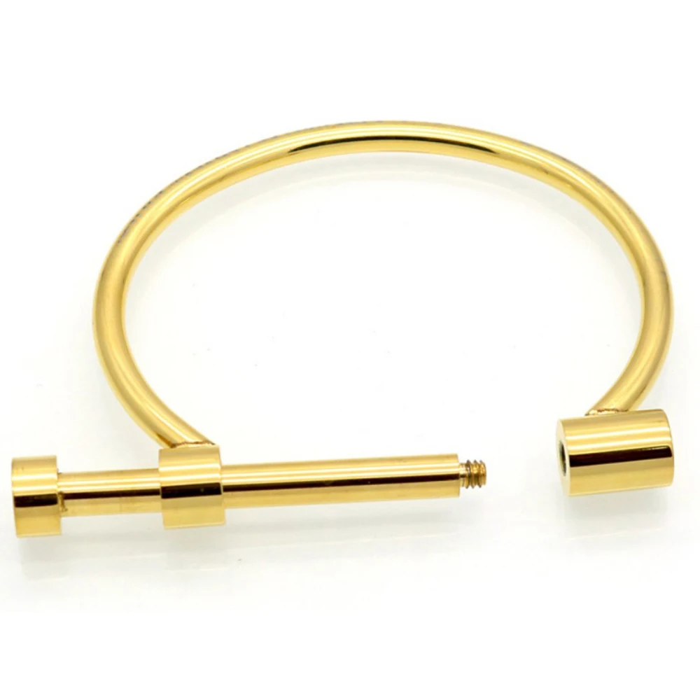 Fashion Shackle Screw Cuff Bracelet Four Colors Stainless Steel Bracelets & Bangles For Women Bracelet Wholesale
