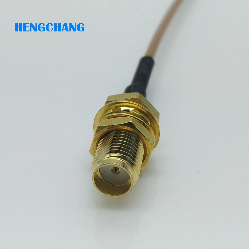 20cm RG178 SMA Cable Female To IPX U.FL Coax Pigtail Adapter Plug RG-178 Wire Connector 15mm extended SMA connector 1Pcs