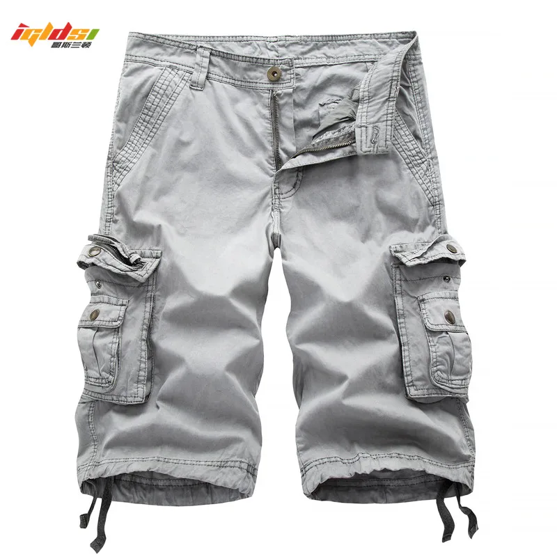 Tactical Camouflage Camo Cargo Shorts Men 2020 New Men\'s Casual Shorts Male Loose Work Shorts Man Military Short Pants 30-40