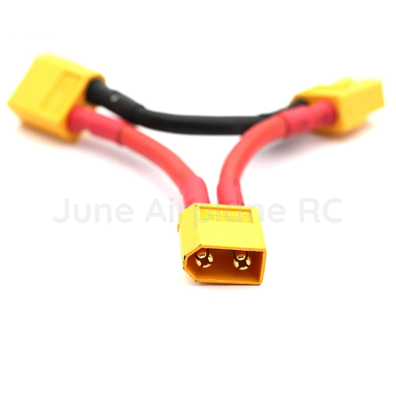 2 шт., силиконовый адаптер для аккумулятора Amass XT60 12AWG