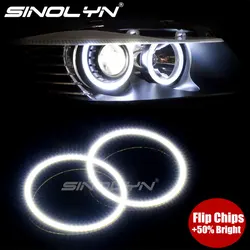 Sinolyn Angel Eyes Running Lights 68 80 95mm Halos For 2.5 WST/3.0 Q5/Hella 3R G5 Lens Replacement Car Accessories DIY