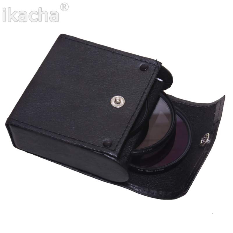 49mm 52mm 55mm 58mm 62mm 67mm 72mm 77mm UV+CPL+FLD 3 in 1 Lens Filter Set with Bag for Cannon Nikon Sony Pentax Camera Lens