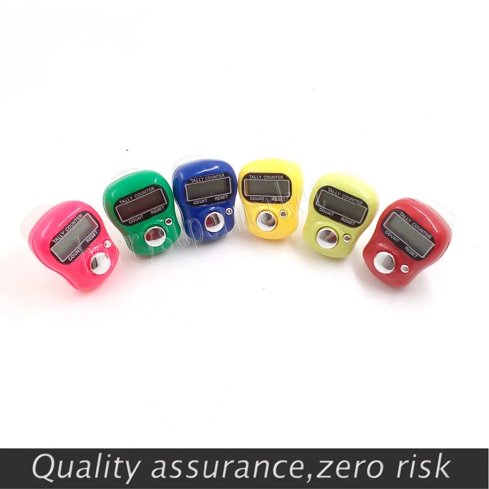1 szt. Mini elektroniczny cyfrowy palec golfowy LCD trzymany ręcznie licznik zestawień Musabah Hatim Tasbih dla muzułmanina