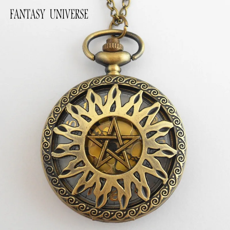 FANTASY UNIVERSE Freeshipping wholesale 20PC a lot pocket Watch necklace HRBBBB75