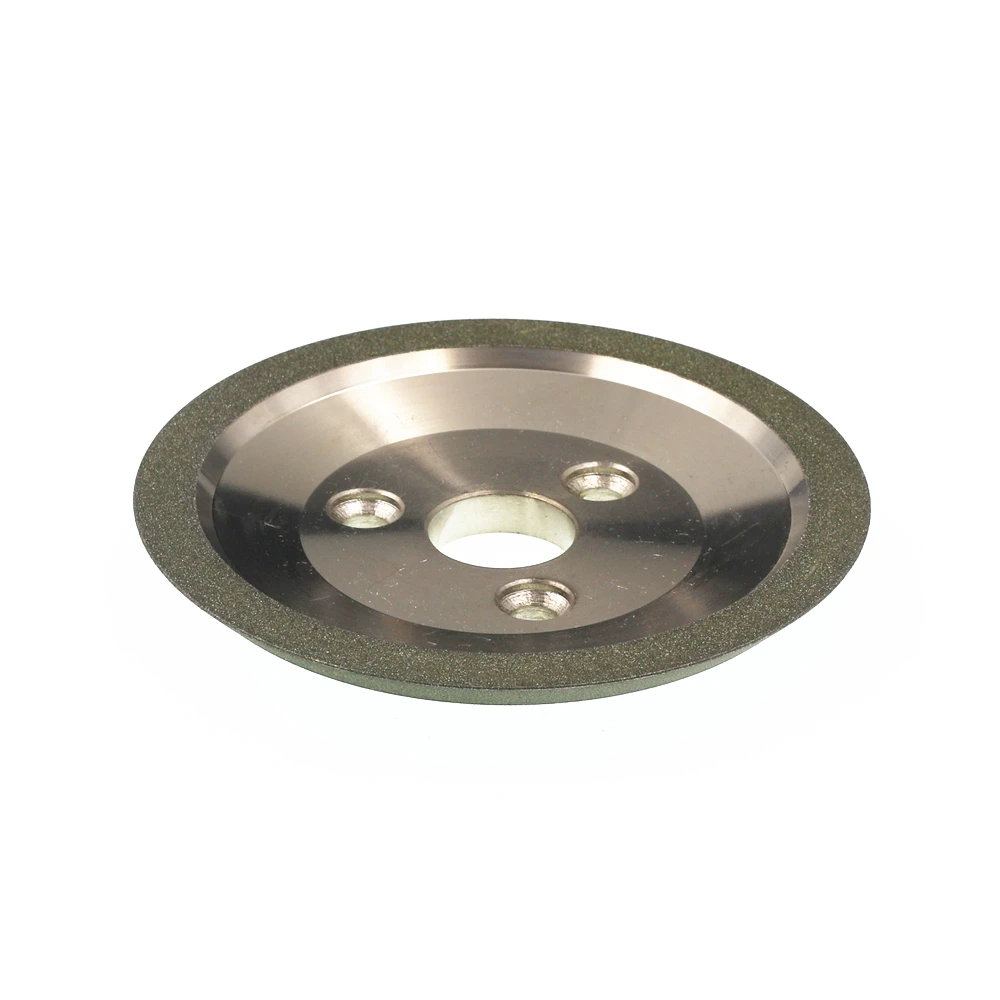 Diamond grinding wheel. Saucer-shaped diamond wheel. 45 degree angle. Plating wheel. 125*25*16*10*10