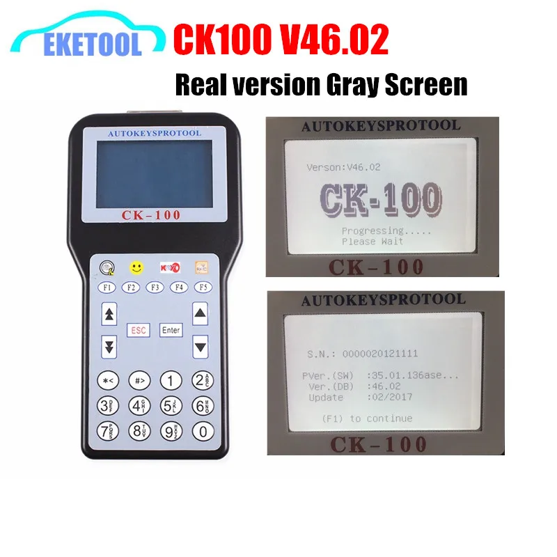 CK100 Auto Key Programmer Real V46.02 Gray Screen The Latest SBB Update Version With 1024Tokens CK 100 V46.02 For Toyota G