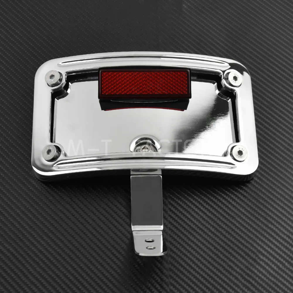 Motorcycle License Plate Mounting Frame Kit For Harley Softail Heritage Springer Classic FLSTSC 05-07 Softail Deluxe FLSTN 05-14