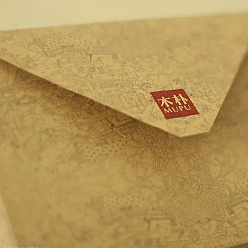 10 pcs/lot Kraft Paper Retro Vintge Envelope for Business Card European Style Gift Envelopes High Quality Wholesale