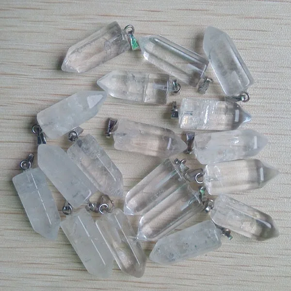 2018 New fashion bestselling good quality watermelon white stone point pillar pendants charms 24pcs/lot Wholesale free shipping