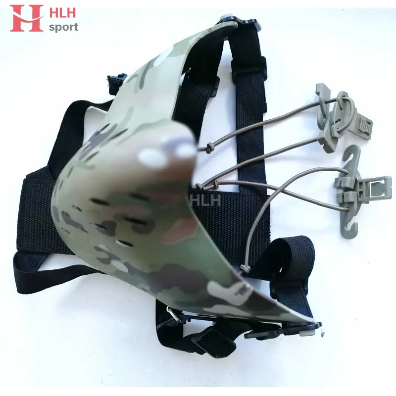 Hlhsport New Mesh Face Mask Tactical Face Shields Airsoft Hunting Military Party Movie Camo Ghost Combat Mask