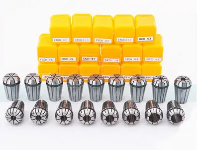 Free freight ER25 15PCs clamp set 2mm to 16 mm Range for milling CNC engraving machine tool motor axis.