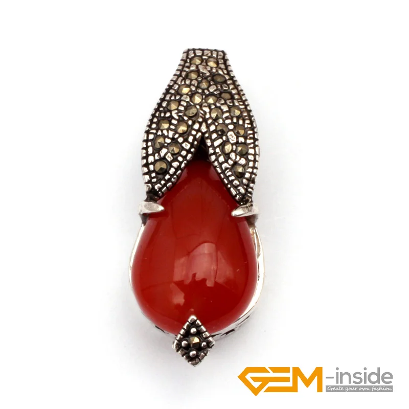 Red Agat e Antique Tibetan Silver Ring Earrings Pendant Jewelry Sets For Party For Women Gift