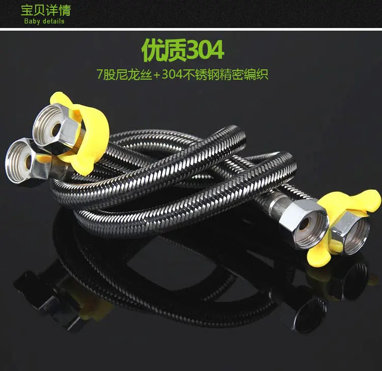 60cm lebensmittelqualität 1/2 zoll Port metallgeflecht rohre