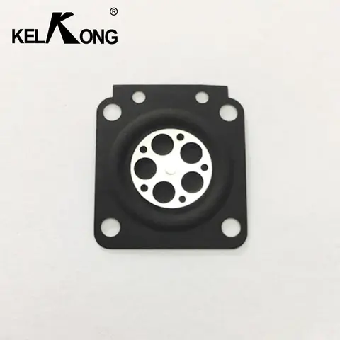 KELKONG 10 개/몫 ZAMA 180 계량 다이어프램 멤브레인 가스켓 부품 적합 ZAMA180 192 기화기 수리 키트