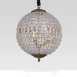 Modern Led Ball Crystal Chandelier Hanging Chandelers For Living Room Bedroom Kitchen Indoor Lighting Loft Lamp Fixtures Lights