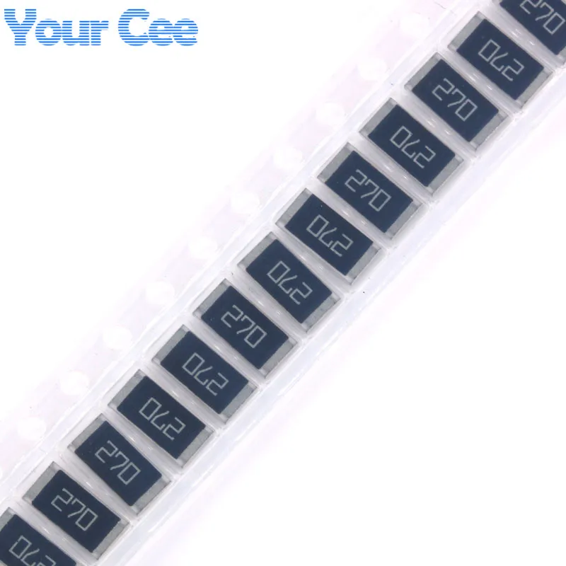 100PCS/10PCS 27ohm 2512 SMD Chip Resistor 27 ohm 27R 270 1W 5% Passive Components Resistance